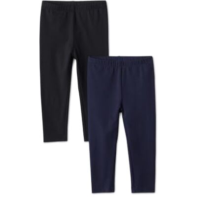 Amazon Leggings für Mädchen und Mädchen, 2er-Pack, Schwarz/Marineblau, 11-12 Jahre Amazon Leggings für Mädchen und Mädchen, 2er-Pack, Schwarz/Marineblau, 11-12 Jahre