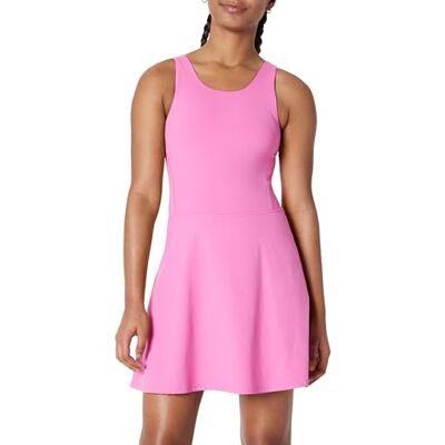 Amazon Mädchen Active FormFlex Tank-Tenniskleid in butterweicher Qualität mit integriertem Bodysuit, BH und Shorts, Rosa, 10 Jahre Amazon Mädchen Active FormFlex Tank-Tenniskleid in butterweicher Qualität mit integriertem Bodysuit, BH und Shorts, Rosa, 10 Jahre