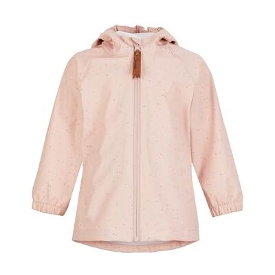 Sterntaler Regenjacke ungefüttert Punkte Kinder Regenjacke wasserdicht Mädchen Jacke mit verschweißten Nähten, Kapuze und reflektierendem Detail robuste Regenbekleidung zartrosa, Größe 110 Sterntaler Regenjacke ungefüttert Punkte Kinder Regenjacke wasserdicht Mädchen Jacke mit verschweißten Nähten, Kapuze und reflektierendem Detail robuste Regenbekleidung zartrosa, Größe 110