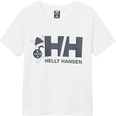 Helly Hansen Kids Unisex K Hh Tech Graphic T-Shirt, White, 6 Helly Hansen Kids Unisex K Hh Tech Graphic T-Shirt, White, 6