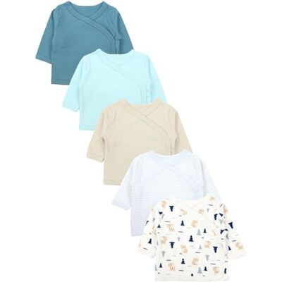 TupTam Baby Jungen Langarm Wickelshirt Baumwolle 5er Set TupTam Baby Jungen Langarm Wickelshirt Baumwolle 5er Set