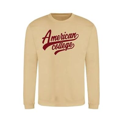 AMERICAN COLLEGE USA , Sweatshirts, Pullover, Jungen, Mädchen, Westen, Hoodies, Fleece, Jacke, Thermo, Mit Kapuze, Kinder Bekleidung, Unisex, Modell ACSCRW1 BEIGE 16 Jahre AMERICAN COLLEGE USA , Sweatshirts, Pullover, Jungen, Mädchen, Westen, Hoodies, Fleece, Jacke, Thermo, Mit Kapuze, Kinder Bekleidung, Unisex, Modell ACSCRW1 BEIGE 16 Jahre
