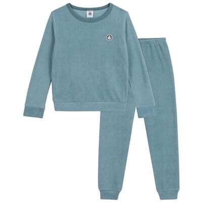 Petit Bateau Pe Bateau Schlafanzug für Kinder, aus Baumwoll-Frottee, einfarbig, Gobelin, 4 Jahre Petit Bateau Pe Bateau Schlafanzug für Kinder, aus Baumwoll-Frottee, einfarbig, Gobelin, 4 Jahre