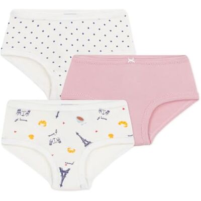 Petit Bateau 3 Culottes Unterwäsche für den Tag, Mehrfarbig, 12 Jahre Petit Bateau 3 Culottes Unterwäsche für den Tag, Mehrfarbig, 12 Jahre