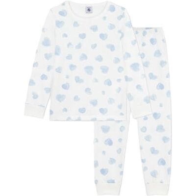 Petit Bateau Mädchen Cheyenne_h Nachtwäsche, Marshmallow/Multico, 4 Jahre Petit Bateau Mädchen Cheyenne_h Nachtwäsche, Marshmallow/Multico, 4 Jahre