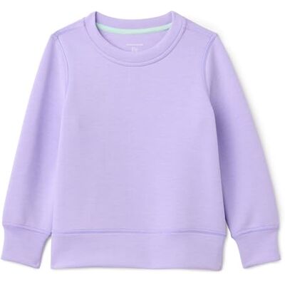 Amazon Mädchen Atmungsaktives Relaxed-Fit-Sweatshirt mit Rundhalsausschnitt, Lavendel, 11-12 Jahre Amazon Mädchen Atmungsaktives Relaxed-Fit-Sweatshirt mit Rundhalsausschnitt, Lavendel, 11-12 Jahre