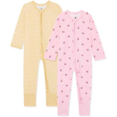 Bramble & Bear Unisex Baby (2er-Pack) Kleinkind- Und Baby-schlafanzüge Sleepsuit, Beere & Bär, 12-18 Monate EU Bramble & Bear Unisex Baby (2er-Pack) Kleinkind- Und Baby-schlafanzüge Sleepsuit, Beere & Bär, 12-18 Monate EU
