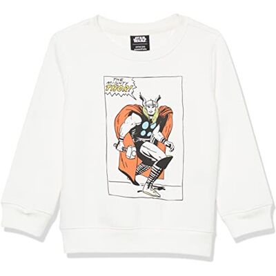 Amazon Disney Marvel Star Wars Jungen Sweatshirts aus Fleece mit Rundhalsausschnitt, Marvel Thor, 6-7 Jahre Amazon Disney Marvel Star Wars Jungen Sweatshirts aus Fleece mit Rundhalsausschnitt, Marvel Thor, 6-7 Jahre