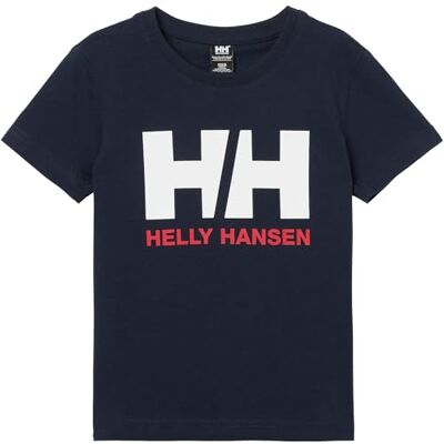 Helly Hansen Kids Unisex K Hh Logo T-Shirt 2.0, Navy, 8 Helly Hansen Kids Unisex K Hh Logo T-Shirt 2.0, Navy, 8