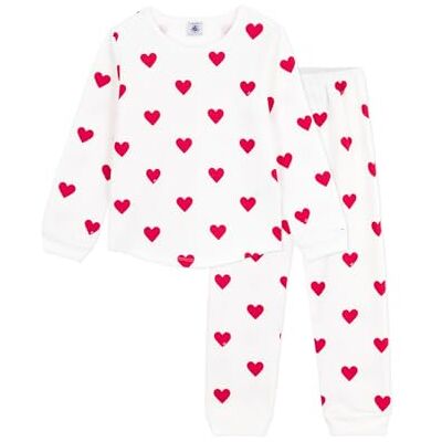 Petit Bateau Mädchen Cecile Nachtwäsche, Marshmallow/Terkuit, 12 Jahre Petit Bateau Mädchen Cecile Nachtwäsche, Marshmallow/Terkuit, 12 Jahre