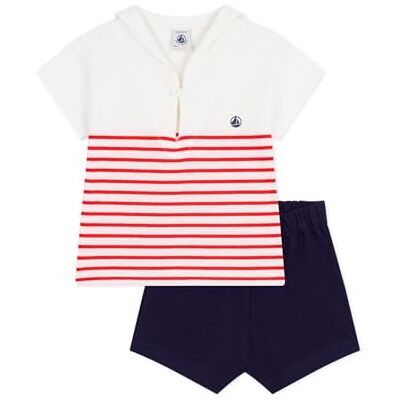 Petit Bateau Pe Bateau Babykleidung für Jungen, MARSHMALLOW/MULTICO, 92 Petit Bateau Pe Bateau Babykleidung für Jungen, MARSHMALLOW/MULTICO, 92