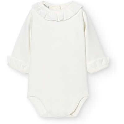 BABIDU Langarm-Baby-Body aus 100% Baumwolle, Rasenkragen mit Spitze, Baby-Body für Neugeborene aus weichem, hypoallergenem und atmungsaktivem Stoff, Unisex-Kleidung für Jungen und Mädchen BABIDU Langarm-Baby-Body aus 100% Baumwolle, Rasenkragen mit Spitze, Baby-Body für Neugeborene aus weichem, hypoallergenem und atmungsaktivem Stoff, Unisex-Kleidung für Jungen und Mädchen
