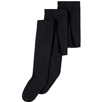NAME IT Unisex Nknpantyhose 2p Solid Noos Socken, Schwarz, 134-140 EU NAME IT Unisex Nknpantyhose 2p Solid Noos Socken, Schwarz, 134-140 EU