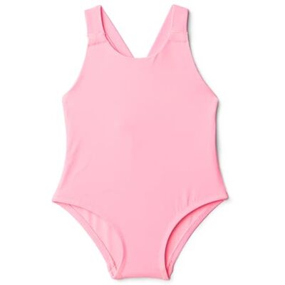 Amazon x Sofia Grainge Baby Mädchen Einteiliger Badeanzug mit Gekreuzten Trägern, Kräftiges Rosa, 14 Jahre Amazon x Sofia Grainge Baby Mädchen Einteiliger Badeanzug mit Gekreuzten Trägern, Kräftiges Rosa, 14 Jahre