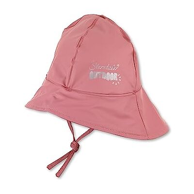 Sterntaler Regenhut uni Kinder Südwester wasserdicht Mädchen Regenhut mit Jerseyfutter, Ohrenklappen und zum Binden robuste Regenbekleidung mit reflektierendem Logo perlrosa, Größe 51 Sterntaler Regenhut uni Kinder Südwester wasserdicht Mädchen Regenhut mit Jerseyfutter, Ohrenklappen und zum Binden robuste Regenbekleidung mit reflektierendem Logo perlrosa, Größe 51