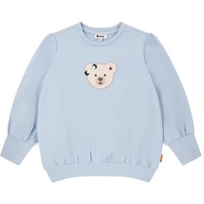 Steiff Sweatshirt EU Größe 98 Chambray Blue, Langarm-Sweatshirt, Longsleeve für Kinder, Pullover langärmelig, Babyoberteil, ideales Basic Shirt, bequem und weich, waschmaschinenfest Steiff Sweatshirt EU Größe 98 Chambray Blue, Langarm-Sweatshirt, Longsleeve für Kinder, Pullover langärmelig, Babyoberteil, ideales Basic Shirt, bequem und weich, waschmaschinenfest
