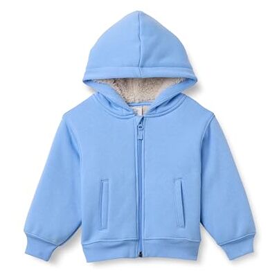 Amazon Jungen Kapuzenpullover mit Sherpa-Futter, Kornblumenblau, 5 Jahre Amazon Jungen Kapuzenpullover mit Sherpa-Futter, Kornblumenblau, 5 Jahre