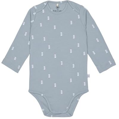 LÄSSIG Baby Body Langarm aus Bio Baumwolle GOTS Zertifiziert mit Druckknopf/Long Sleeve Body Blocks Light Blue, Größe 74/80 LÄSSIG Baby Body Langarm aus Bio Baumwolle GOTS Zertifiziert mit Druckknopf/Long Sleeve Body Blocks Light Blue, Größe 74/80