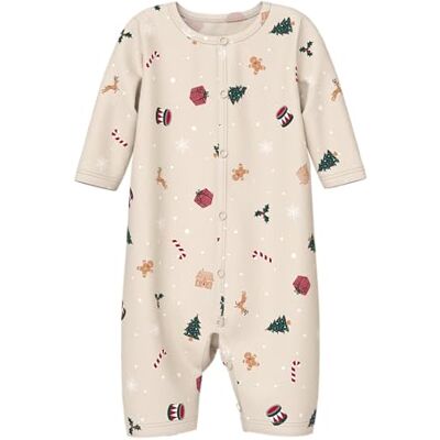 NAME IT Unisex Child Schlafanzug Weihnachts Nbnvismas Ls Nightsuit, Whitecap Gray 1, 56 EU NAME IT Unisex Child Schlafanzug Weihnachts Nbnvismas Ls Nightsuit, Whitecap Gray 1, 56 EU