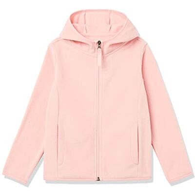 Amazon Mädchen Leichte Polar-Fleecejacke mit Durchgehendem Reißverschluss und Kapuze, Sanftrosa, 9 Jahre Amazon Mädchen Leichte Polar-Fleecejacke mit Durchgehendem Reißverschluss und Kapuze, Sanftrosa, 9 Jahre
