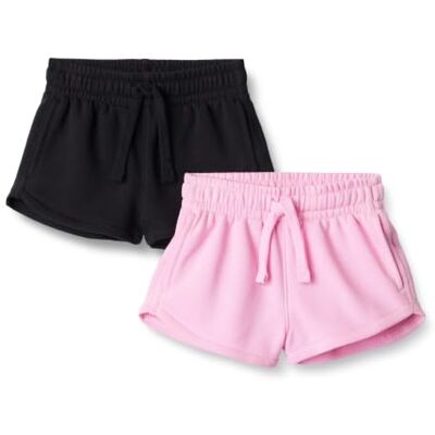 Amazon Mädchen Sweatshorts Aus Futterware, 2er-Pack, Schwarz/Rosa, 12-14 Jahre Amazon Mädchen Sweatshorts Aus Futterware, 2er-Pack, Schwarz/Rosa, 12-14 Jahre