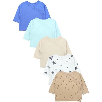 TupTam Baby Jungen Langarm Wickelshirt Baumwolle 5er Set TupTam Baby Jungen Langarm Wickelshirt Baumwolle 5er Set