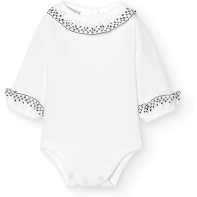 BABIDU Langarm-Baby-Body aus 100% Baumwolle, Rasenkragen mit Spitze, Baby-Body für Neugeborene aus weichem, hypoallergenem und atmungsaktivem Stoff, Unisex-Kleidung für Jungen und Mädchen BABIDU Langarm-Baby-Body aus 100% Baumwolle, Rasenkragen mit Spitze, Baby-Body für Neugeborene aus weichem, hypoallergenem und atmungsaktivem Stoff, Unisex-Kleidung für Jungen und Mädchen