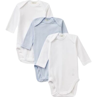 United Baby-Jungen Set 3 Body 3gi70b089 Strampler Mädchen, Weiß, 80 United Baby-Jungen Set 3 Body 3gi70b089 Strampler Mädchen, Weiß, 80
