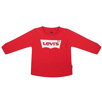 Levi's Kids L/s batwing tee Baby Jungen Superred 9 Monate Levi's Kids L/s batwing tee Baby Jungen Superred 9 Monate