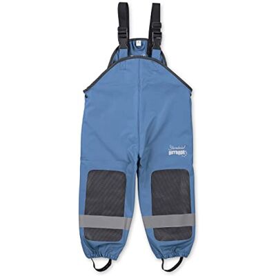 Sterntaler Kleinkind Jungen Regenhose Kinder Funktions-Regenhose meliert Wasserdicht mit Druckknopf und verschweißten Nähten Tintenblau, 122 Sterntaler Kleinkind Jungen Regenhose Kinder Funktions-Regenhose meliert Wasserdicht mit Druckknopf und verschweißten Nähten Tintenblau, 122