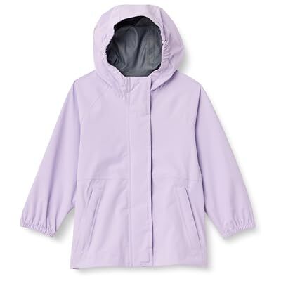 Amazon Mädchen Wasserdichte Regenjacke, Lila, 4 Jahre Amazon Mädchen Wasserdichte Regenjacke, Lila, 4 Jahre