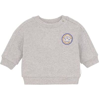 Noppies Baby Male Boys Sweater Starbuck Long Sleeve Pullover, Grey Melange P287, 74 EU Noppies Baby Male Boys Sweater Starbuck Long Sleeve Pullover, Grey Melange P287, 74 EU
