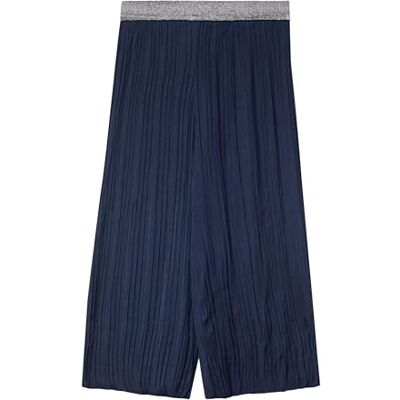 S. Oliver Junior Mädchen Plisseehose – Wide Leg, High Rise, Elastikbund S. Oliver Junior Mädchen Plisseehose – Wide Leg, High Rise, Elastikbund