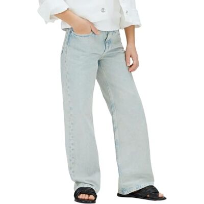 Calvin Mädchen Weites Bein Bleachout Wash LVCKSJC02G andere Jeans, Denim (Bleachout), 12 Jahre Calvin Mädchen Weites Bein Bleachout Wash LVCKSJC02G andere Jeans, Denim (Bleachout), 12 Jahre