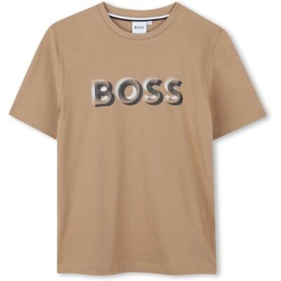 Boss Jungen J52360 T-Shirt, Cookie, 5 Jahre Boss Jungen J52360 T-Shirt, Cookie, 5 Jahre