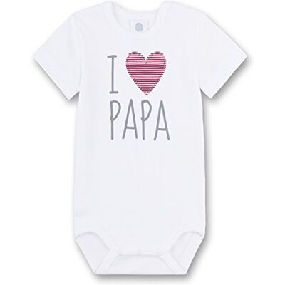 Sanetta Baby-Body kurzarm weiß I love Papa Hochwertiger und nachhaltiger Body für Babys aus Bio-Baumwolle. Baby Body Sanetta Baby-Body kurzarm weiß I love Papa Hochwertiger und nachhaltiger Body für Babys aus Bio-Baumwolle. Baby Body