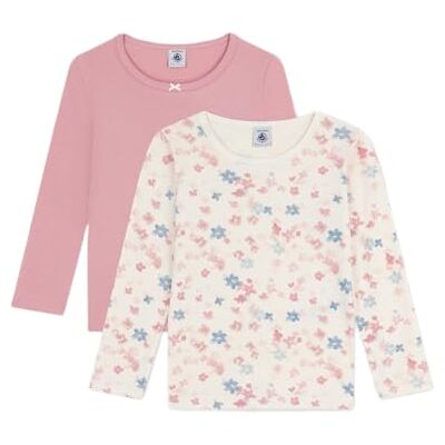 Petit Bateau Mädchen 2 Ts Ml Vi Unterwäsche Tag, Variante 1, 4 Jahre Petit Bateau Mädchen 2 Ts Ml Vi Unterwäsche Tag, Variante 1, 4 Jahre