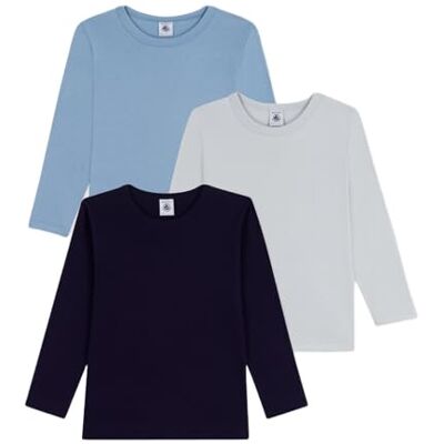 Petit Bateau Jungen 3 Ts Ml un Unterwäsche Tag, Variante 1, 4 Jahre Petit Bateau Jungen 3 Ts Ml un Unterwäsche Tag, Variante 1, 4 Jahre