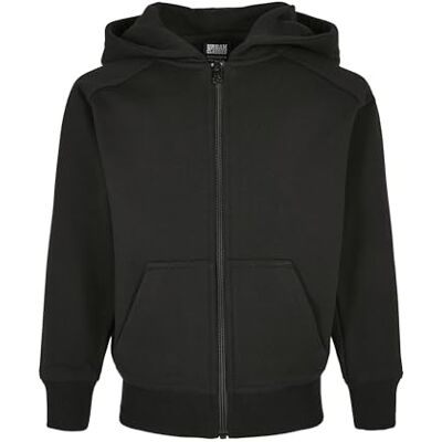 Urban Classics Jungen Kapuzenpullover Boys Zip Hoody Black 134/140 Urban Classics Jungen Kapuzenpullover Boys Zip Hoody Black 134/140