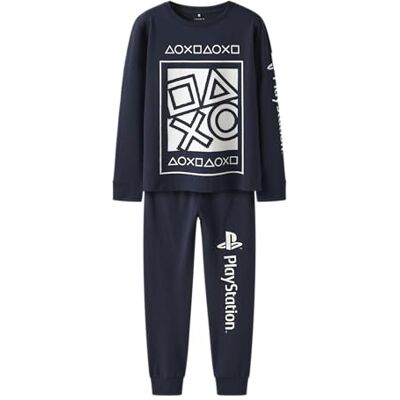 NAME IT Jungen Nkmolympos Ps Ls Nightset Bfu, Navy Blazer, 146-152 NAME IT Jungen Nkmolympos Ps Ls Nightset Bfu, Navy Blazer, 146-152