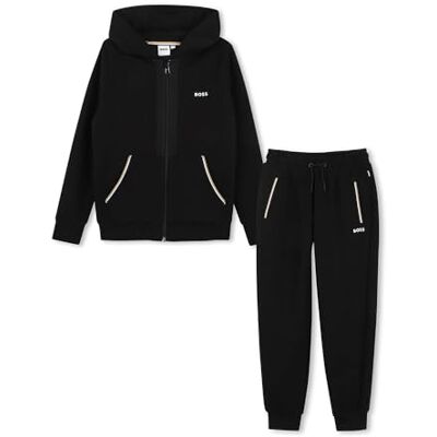 Boss Cardigan + Trousers Boy's, Schwarz, Schwarz, 14 Jahre Boss Cardigan + Trousers Boy's, Schwarz, Schwarz, 14 Jahre