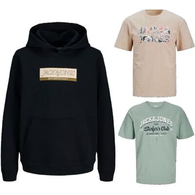 JACK & JONES Junior Kinder Jungen Kapuzenpullover Kids Hoodie Sweatshirt Sweat Shirt Hood JACK & JONES Junior Kinder Jungen Kapuzenpullover Kids Hoodie Sweatshirt Sweat Shirt Hood