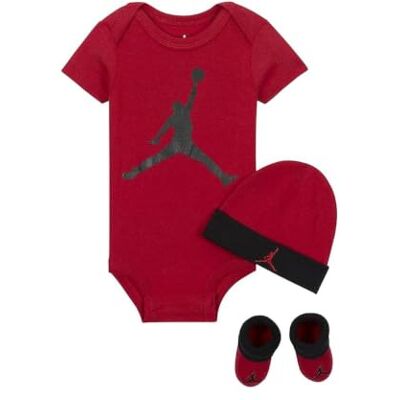 Jordan Baby Jumpman Set, Gym Red(Black), 6/12 Monate Jordan Baby Jumpman Set, Gym Red(Black), 6/12 Monate