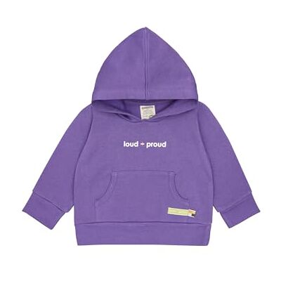loud + proud Unisex Kinder Hoodie aus Bio Baumwolle, GOTS Zertifiziert (DE/NL/SE/PL, Numerisch, 74, 80, Violet) loud + proud Unisex Kinder Hoodie aus Bio Baumwolle, GOTS Zertifiziert (DE/NL/SE/PL, Numerisch, 74, 80, Violet)