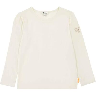 Steiff T-Shirt Langarm EU Größe 104 Cloud Dancer, Jungen Langarm-Sweatshirt, Longsleeve für Kinder, Pullover langärmelig, Babyoberteil, ideales Basic Shirt, bequem und weich, waschmaschinenfest Steiff T-Shirt Langarm EU Größe 104 Cloud Dancer, Jungen Langarm-Sweatshirt, Longsleeve für Kinder, Pullover langärmelig, Babyoberteil, ideales Basic Shirt, bequem und weich, waschmaschinenfest