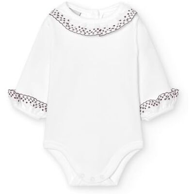 BABIDU Langarm-Baby-Body aus 100% Baumwolle, Rasenkragen mit Spitze, Baby-Body für Neugeborene aus weichem, hypoallergenem und atmungsaktivem Stoff, Unisex-Kleidung für Jungen und Mädchen BABIDU Langarm-Baby-Body aus 100% Baumwolle, Rasenkragen mit Spitze, Baby-Body für Neugeborene aus weichem, hypoallergenem und atmungsaktivem Stoff, Unisex-Kleidung für Jungen und Mädchen