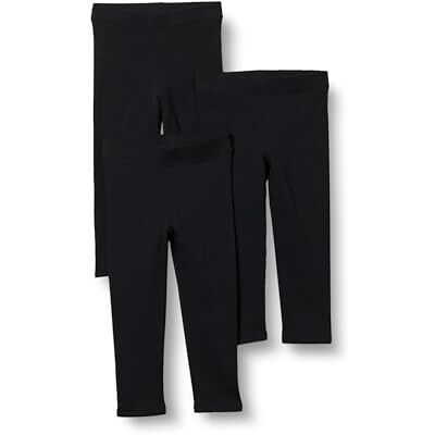 Amazon Mädchen Leggings, 3er-Pack, Schwarz, 4 Jahre Amazon Mädchen Leggings, 3er-Pack, Schwarz, 4 Jahre