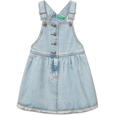 United Latzhose für Mädchen und Jungen, blau, 4 Jahre United Latzhose für Mädchen und Jungen, blau, 4 Jahre