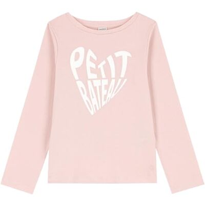 Petit Bateau Mädchen Langarm-T-Shirt, Rosa Saline, 5 Jahre Petit Bateau Mädchen Langarm-T-Shirt, Rosa Saline, 5 Jahre