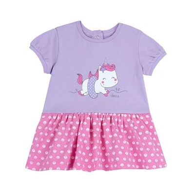 Chicco , Kleid für Mädchen, Kurzärmeliges Kleid in Rosa, Weiche Baumwolle, Designed in Italy, Babykleidung 0-24 Monate, Geschenkideen für Neugeborene Chicco , Kleid für Mädchen, Kurzärmeliges Kleid in Rosa, Weiche Baumwolle, Designed in Italy, Babykleidung 0-24 Monate, Geschenkideen für Neugeborene